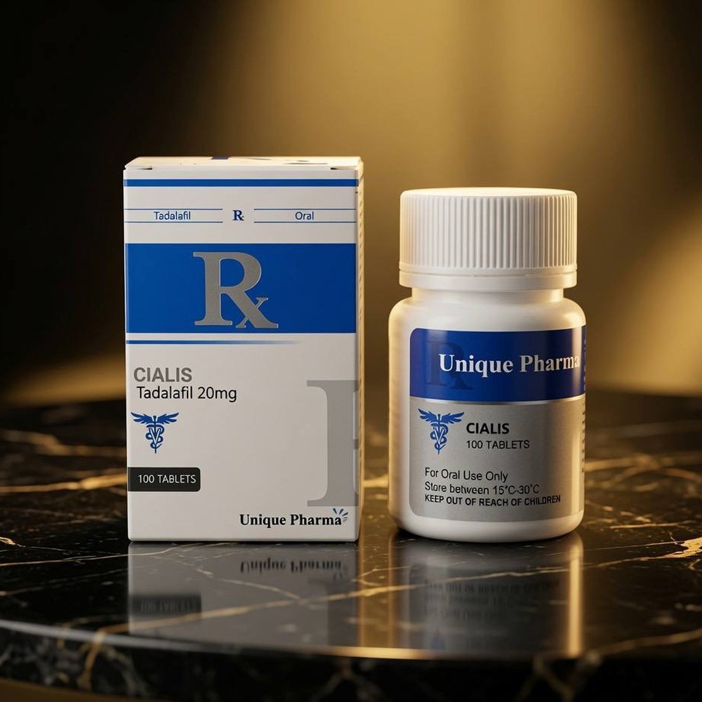 Unique Pharma Cialis 20mg (100 Tabs)